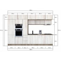 Bucatarie ZONE 360 FRONT PAL K002 / decor  K010
